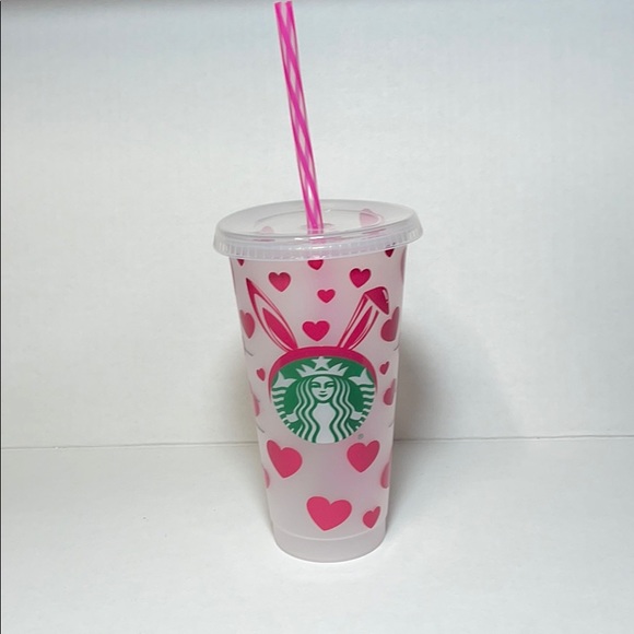Valentine’s Day Bad bunny design Starbucks cup. - Picture 4 of 4